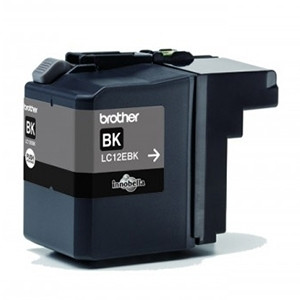 Brother LC-12EBK inktcartridge zwart (origineel) LC12EBK 902592 - 1