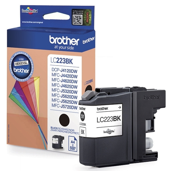 Brother LC-223BK inktcartridge zwart (origineel) LC-223BK 029140 - 1