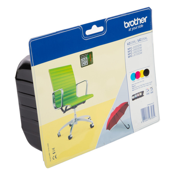 Brother LC-229XLVALBP multipack zwart + 3 kleuren (origineel) LC229XLVALBP LC229XLVALBPDR 028932 - 1