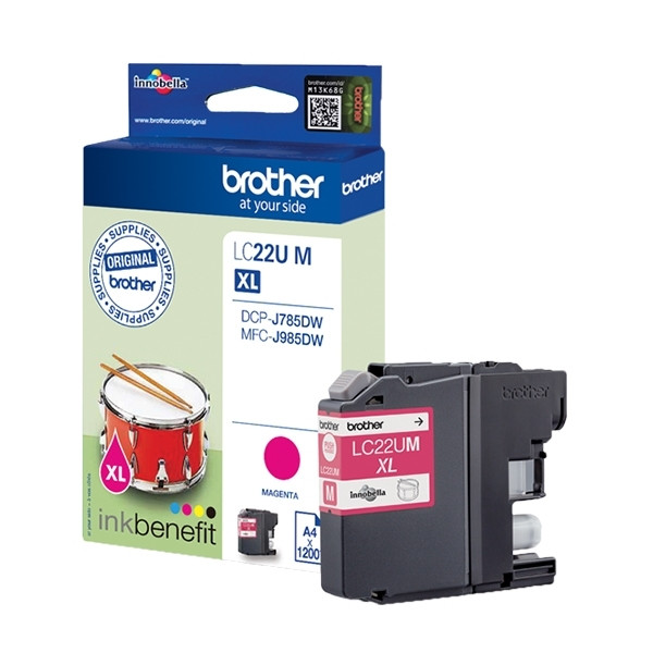 Brother LC-22UM XL inktcartridge magenta (origineel) LC-22UM 350032 - 1