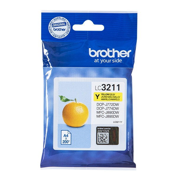 Brother LC-3211Y inktcartridge geel (origineel) LC3211Y 028484 - 1