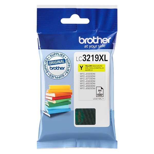 Brother LC-3219XL Y inktcartridge geel hoge capaciteit (origineel) LC3219XLY 028914 - 1