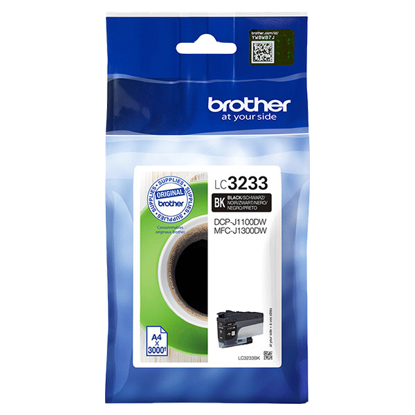 Brother LC-3233BK inktcartridge zwart (origineel) LC3233BK 051202 - 1