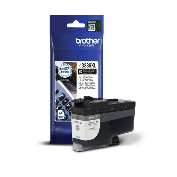 Brother LC-3239XLBK inktcartridge zwart hoge capaciteit (origineel) LC3239XLBK 051218 - 