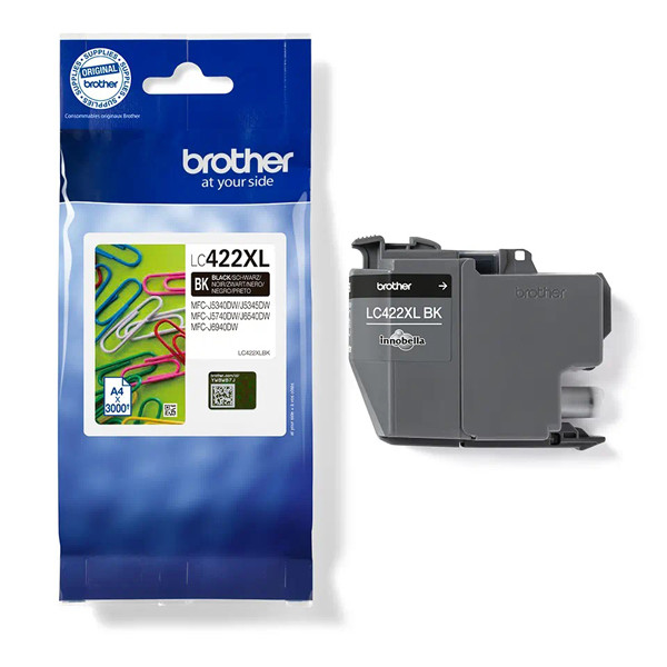Brother LC-422XLBK inktcartridge zwart hoge capaciteit (origineel) LC-422XLBK 051312 - 1