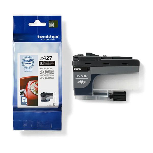 Brother LC-427BK inktcartridge zwart (origineel) LC427BK 051334 - 1