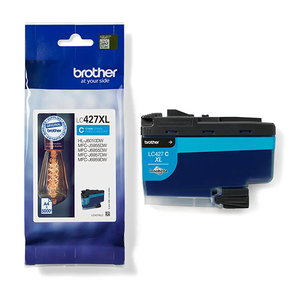 Brother LC-427XLC inktcartridge cyaan hoge capaciteit (origineel) 905789 - 1