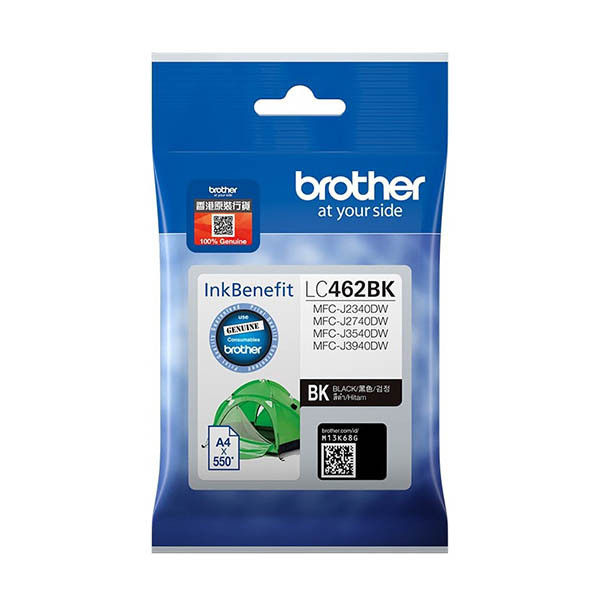 Brother LC-462BK inktcartridge zwart (origineel) 051354 - 1