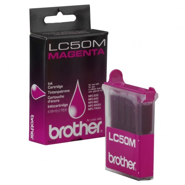 Brother LC-50M inktcartridge magenta (origineel) LC50M 028749 - 1