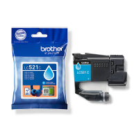 Brother LC-521C inktcartridge cyaan (origineel) LC521C 051472