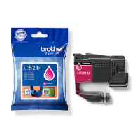 Brother LC-521M inktcartridge magenta (origineel) 906786