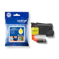 Brother LC-521Y inktcartridge geel (origineel) LC521Y 051476