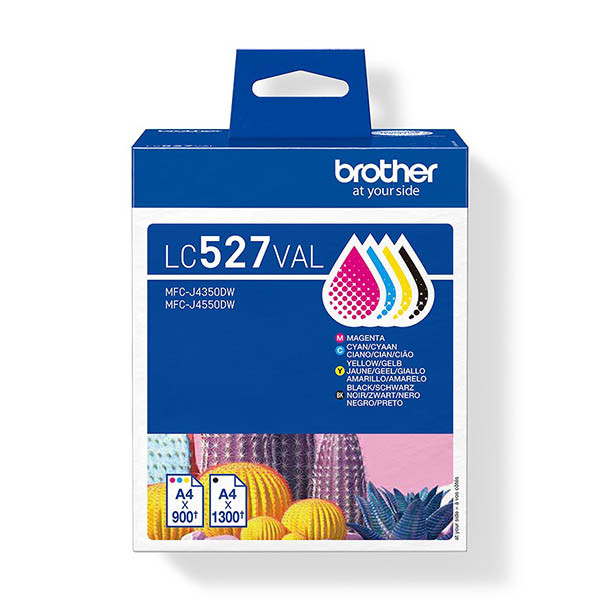 Brother LC-527VAL multipack zwart + 3 kleuren (origineel) LC527VAL 051496 - 1
