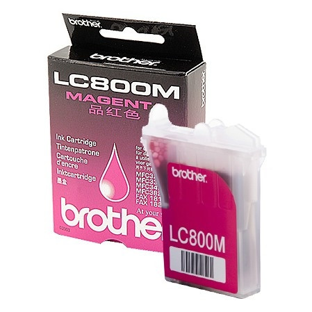 Brother LC-800M inktcartridge magenta (origineel) LC800M 028380 - 1