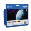 Brother LC-970VALBP multipack zwart + 3 kleuren (origineel) LC-970VALBP LC970VALBPDR 028840