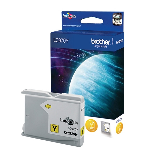 Brother LC-970Y inktcartridge geel (origineel) LC970Y 902627 - 1