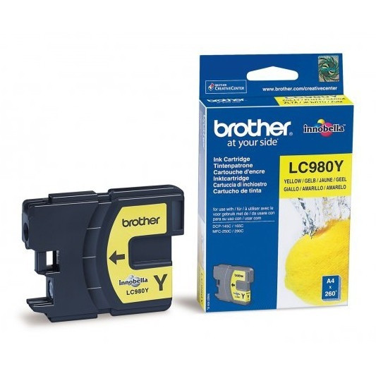Brother LC-980Y inktcartridge geel (origineel) 028874 - 1