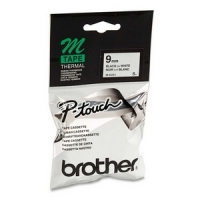Brother M-K221BZ niet-gelamineerde tape zwart op wit 9 mm (origineel) MK221BZ 080600