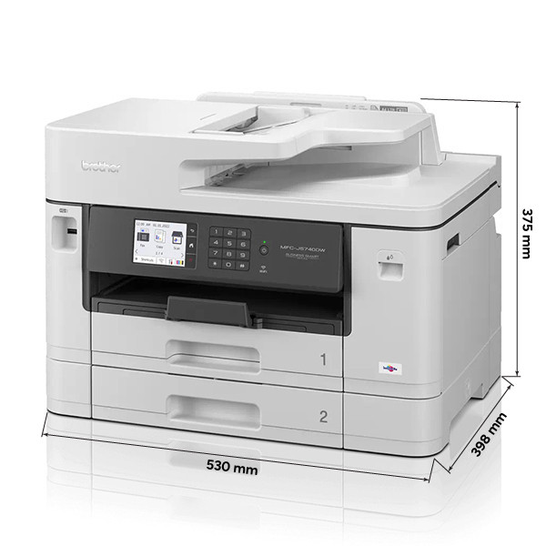 Brother MFC-J5740DW all-in-one A3 inkjetprinter met wifi (4 in 1) MFCJ5740DWRE1 833169 - 2