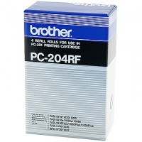 Brother PC-204RF: 4 donorrollen zwart (origineel) PC204RF 029875
