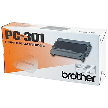 Brother PC-301 printcassette met donorrol zwart (origineel) PC301 029843 - 1