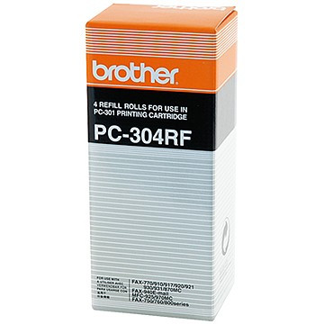 Brother PC-304RF: 4 donorrollen zwart (origineel) PC304RF 029848 - 1
