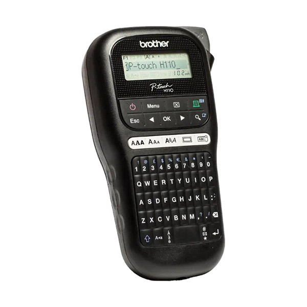 Brother PT-H110 beletteringsysteem (QWERTY) + 5 zwart op wit tapes 833462 - 4