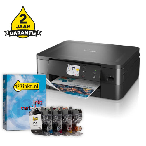 Printer bundel: Brother DCP-J1140DW + LC-421 huismerk cartridge multipack 834007 - 1