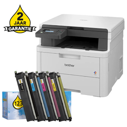 Printer bundel: Brother DCP-L3520CDWE + TN-248 huismerk toner multipack 834006 - 1