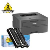 Printer bundel: Brother HL-L2445DW + TN-2510XL huismerk toner multipack 834014