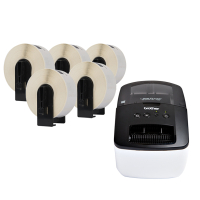 Brother QL-700 labelprinter bundel met 5 rollen 089309