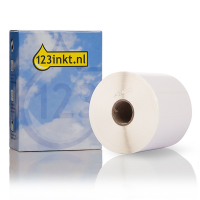 Brother RD-S04E1 voorgestanste labels 76 mm x 26 mm (123inkt huismerk) BDE1J026076102C RD-S04E1C 080759