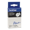 Brother TC-201 'extreme' tape zwart op wit 12 mm (origineel)