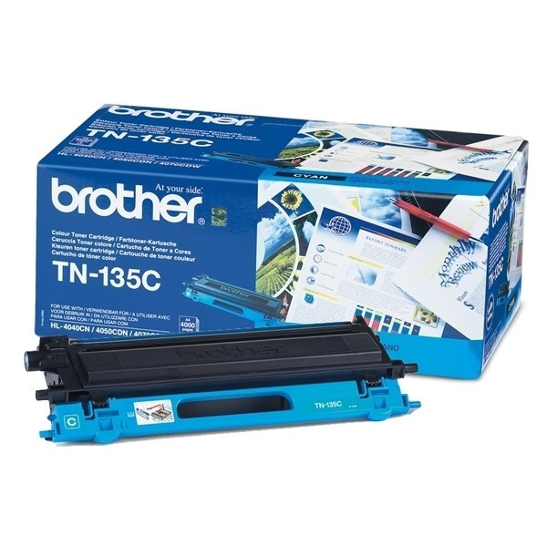 Brother TN-135C toner cyaan hoge capaciteit (origineel) TN135C 901074 - 1