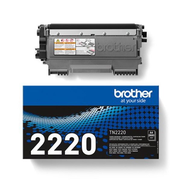 Brother TN-2220 toner zwart hoge capaciteit (origineel) TN2220 029182 - 1