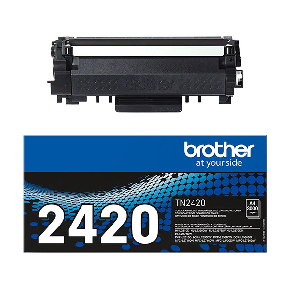 Brother TN-2420 toner zwart hoge capaciteit (origineel) TN-2420 051162 - 1