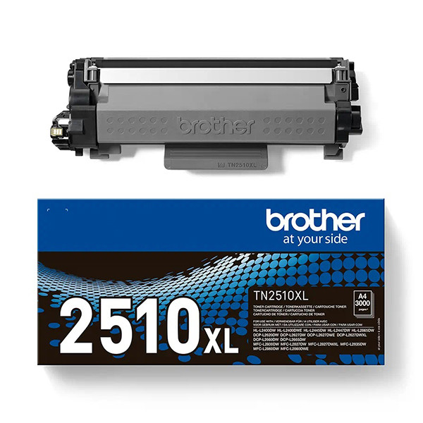 Brother TN-2510XL toner zwart hoge capaciteit (origineel) TN2510XL 905896 - 1
