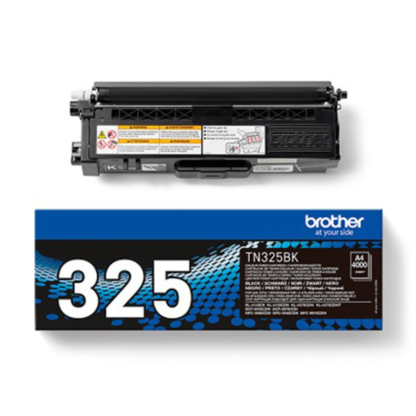 Brother TN-325BK toner zwart hoge capaciteit (origineel) TN325BK 029194 - 1