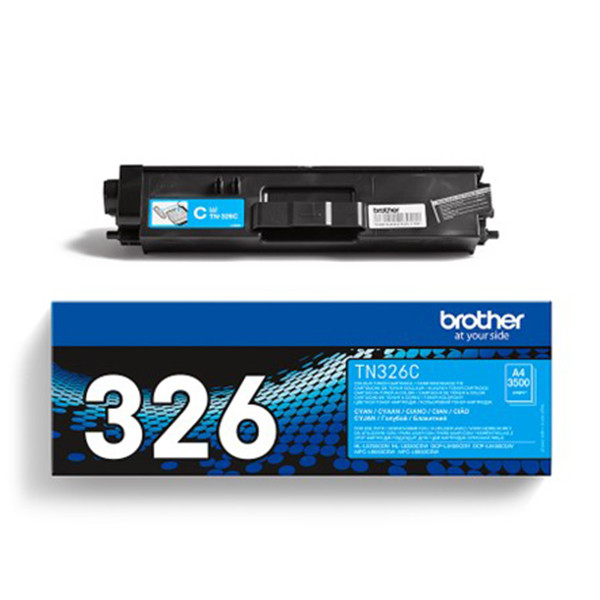 Brother TN-326C toner cyaan hoge capaciteit (origineel) TN326C 051024 - 1