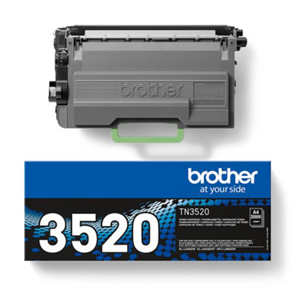 Brother TN-3520 toner zwart ultra hoge capaciteit (origineel) TN-3520 051082 - 1
