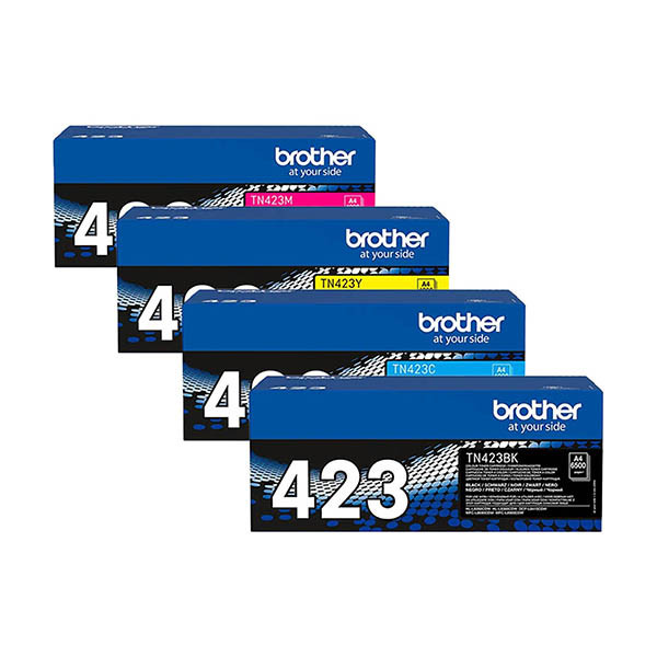 Brother TN-423BK, C, M en Y multipack (origineel) 183160 - 1