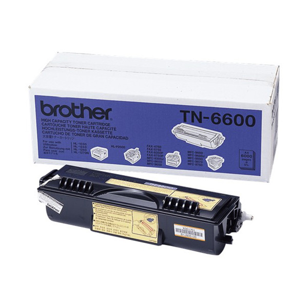 Brother TN-6600 toner zwart hoge capaciteit (origineel) TN6600 900878 - 1
