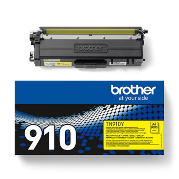 Brother TN-910Y toner geel extreem hoge capaciteit (origineel) TN910Y 051140 - 1