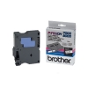 Brother TX-221 'extreme' tape zwart op wit, glanzend 9 mm (origineel)