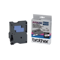 Brother TX-221 'extreme' tape zwart op wit, glanzend 9 mm (origineel) TX221 080234
