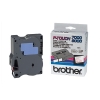 Brother TX-242 'extreme' tape rood op wit, glanzend 18 mm (origineel) 080240 - 1