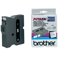 Brother TX-251 'extreme' tape zwart op wit, glanzend 24 mm (origineel) TX251 080325