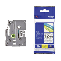 Brother TZe-131S tape zwart op transparant 12 mm (origineel) 906633
