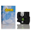 Brother TZe-FA4 textiel tape blauw op wit 18 mm opstrijklabels voor op stoffen (123inkt huismerk) TZeFA4C 080911