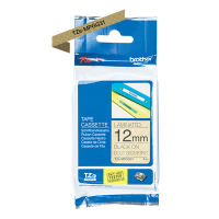 Brother TZe-MPGG31 tape zwart op goud 12 mm (origineel) TZE-MPGG31 350564